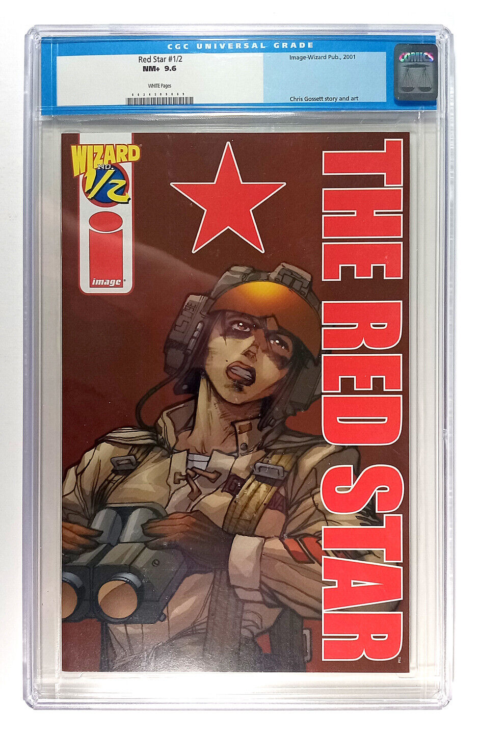 Red Star Wizard 1/2 #1A  CGC 9.6 White Pages  (2001)  Image/Wizard