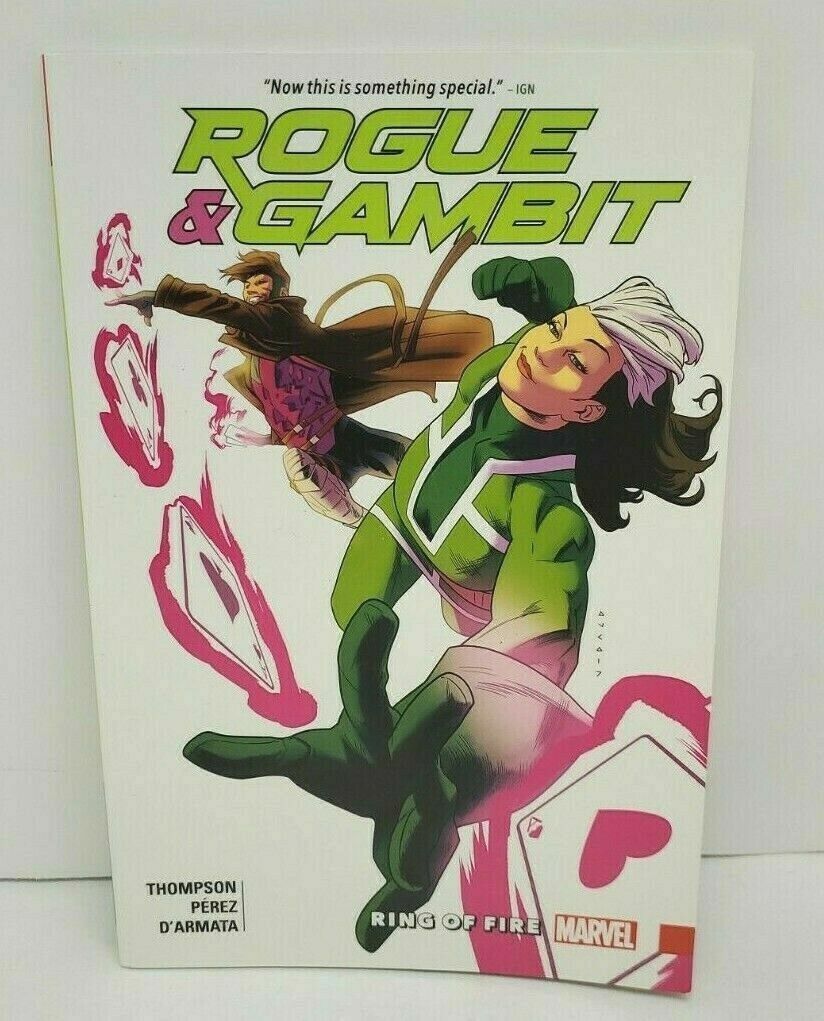 Rogue & Gambit Ring of Fire Marvel Graphic Novel Comic Book new
