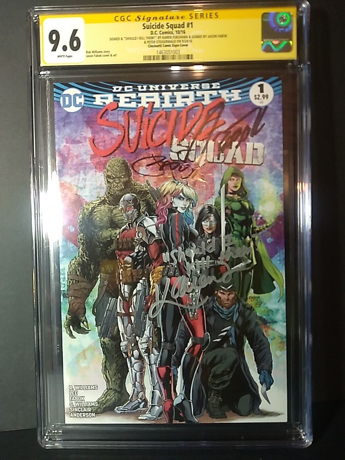  Suicide Squad ss cgc 1 - Katana Actor+ More Fast Shipping 