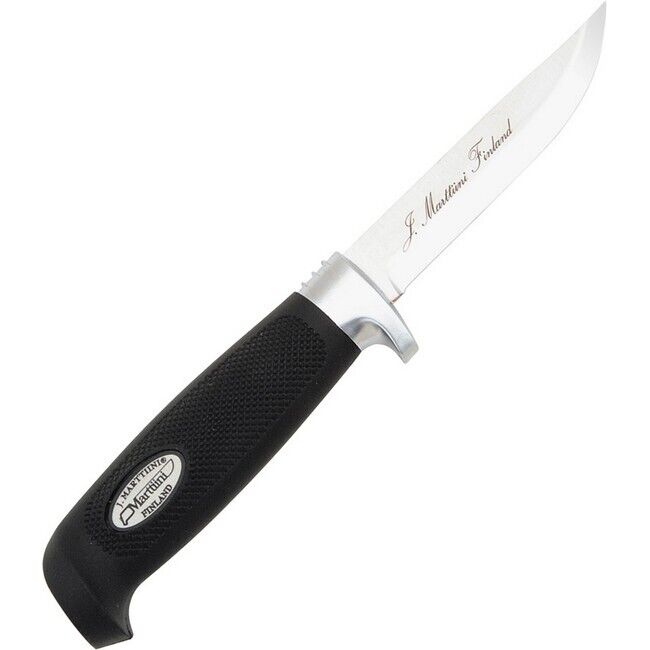 Marttiini 184010/R702255 Black Little Classic Hunter Fixed Blade Knife + Sheath