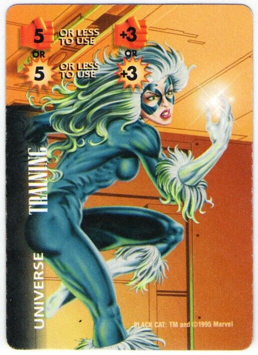 1995 BLACK CAT / SPIDER-MAN - OVERPOWER (Marvel Comics) [EXCELLENT+] TRAINING