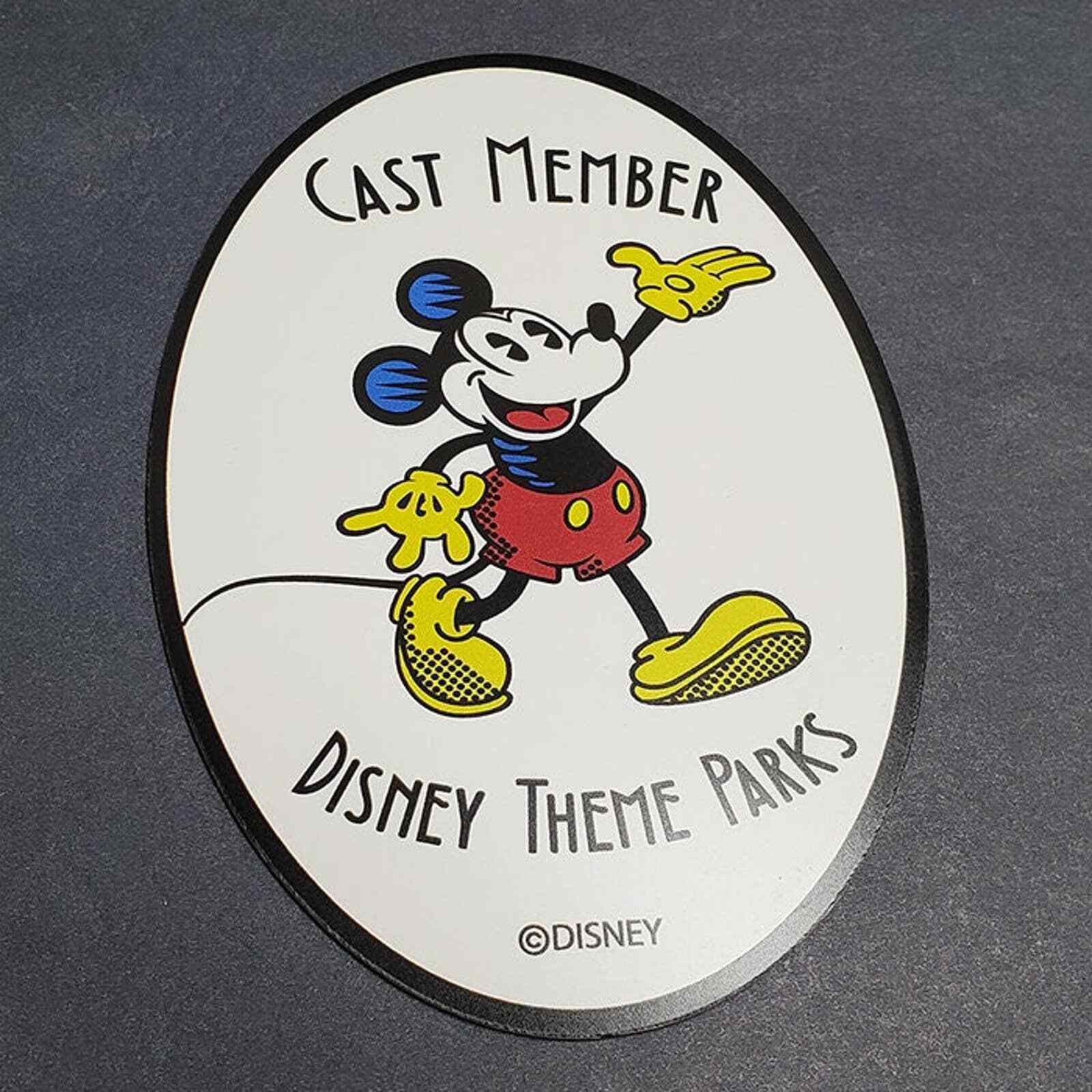 New Vintage Walt Disney World Cast Member Magnet for Disney Theme Parks 6x4