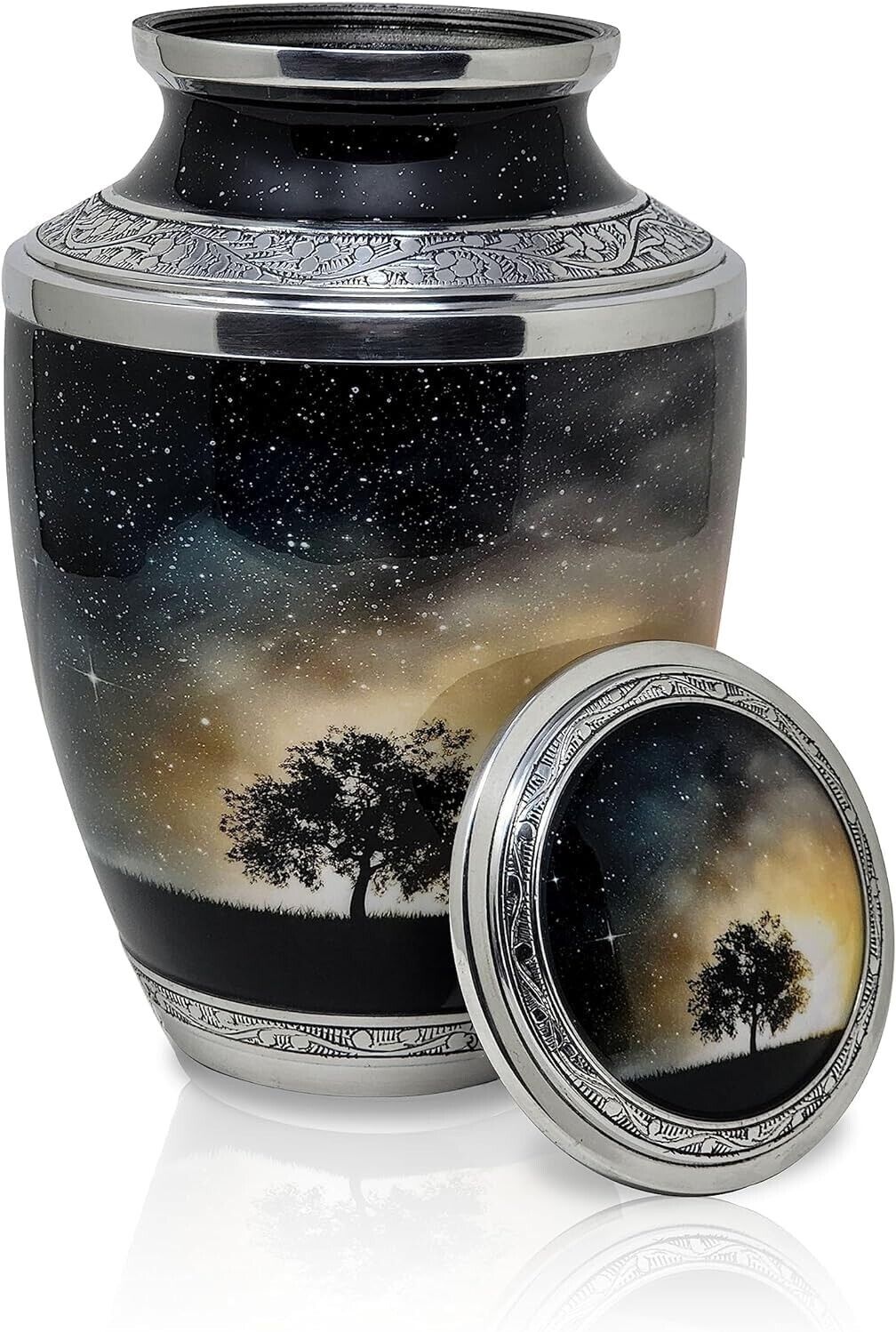 Tree of Life Cremation Urn 10 inch Customized Funeral Human Ashes Engraved Adult