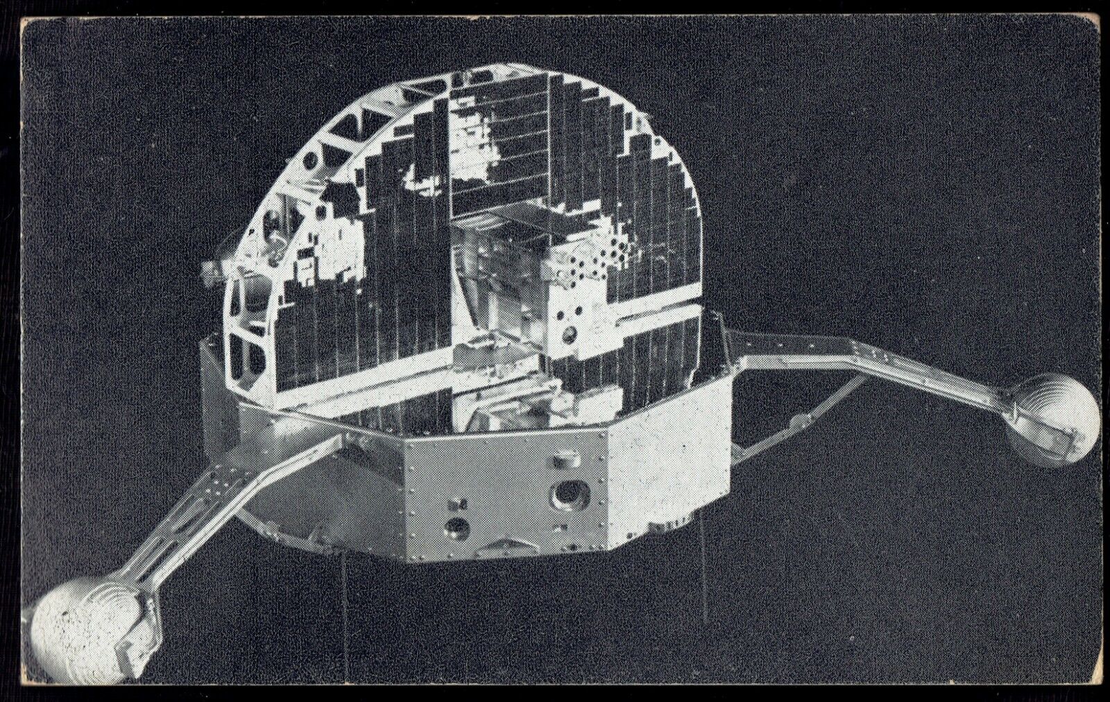 Space - NASA Orbiting Solar Observatory Spacecraft 1962 Exhibit Supply Co pc109b