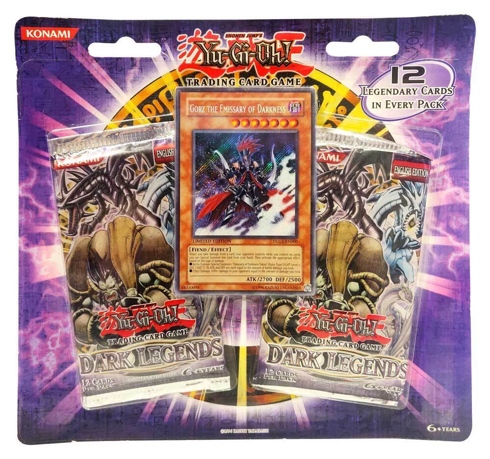 Yu-Gi-Oh Dark Legends 2 12 Card Blister Envelopes English Edition (Second...