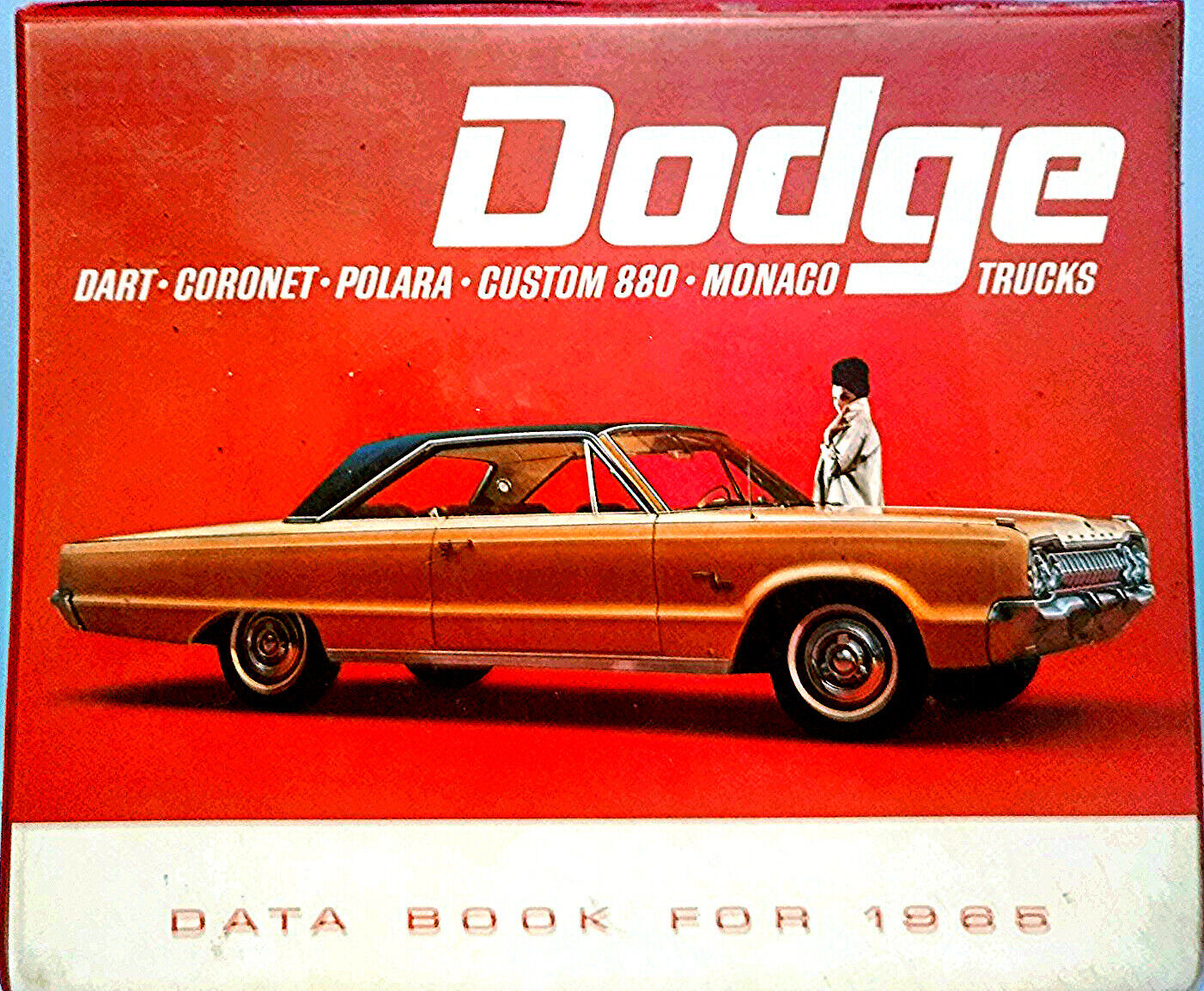 1965 Dodge Data Book - Dart - Monaco - Coronet - Custom Polara  Custom 880 A-100
