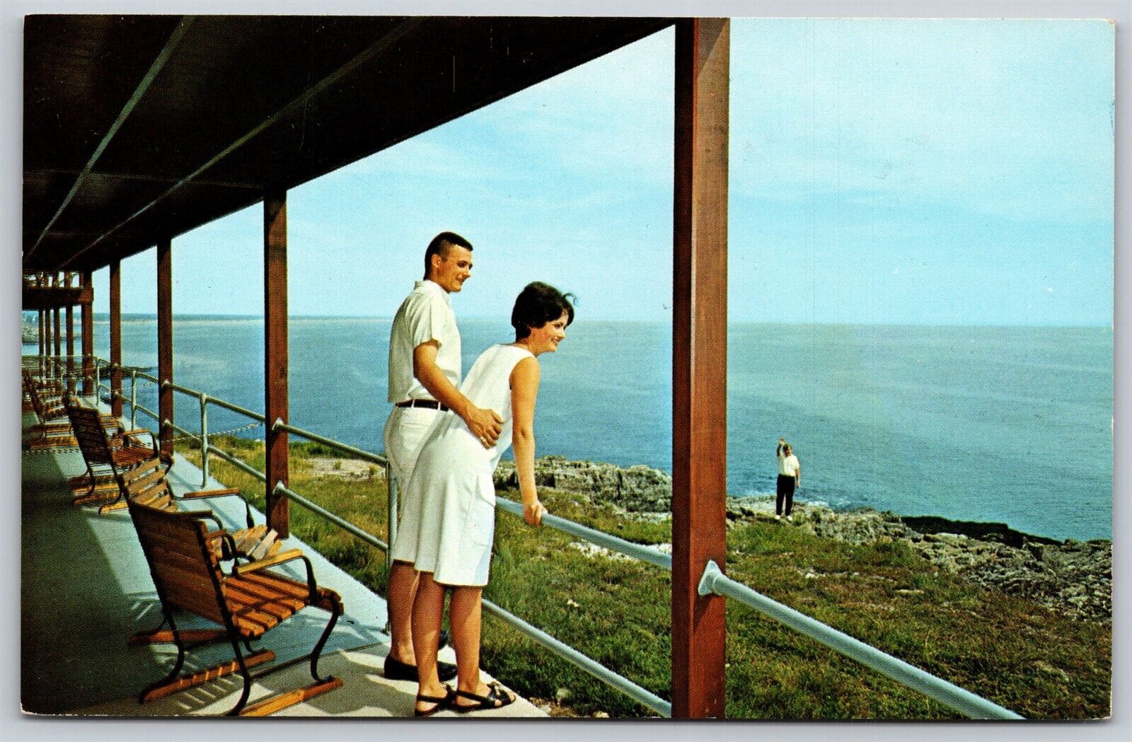 Postcard Views of The Cliff House & Motel, Ogunquit, Maine Bald Head Cliff M187