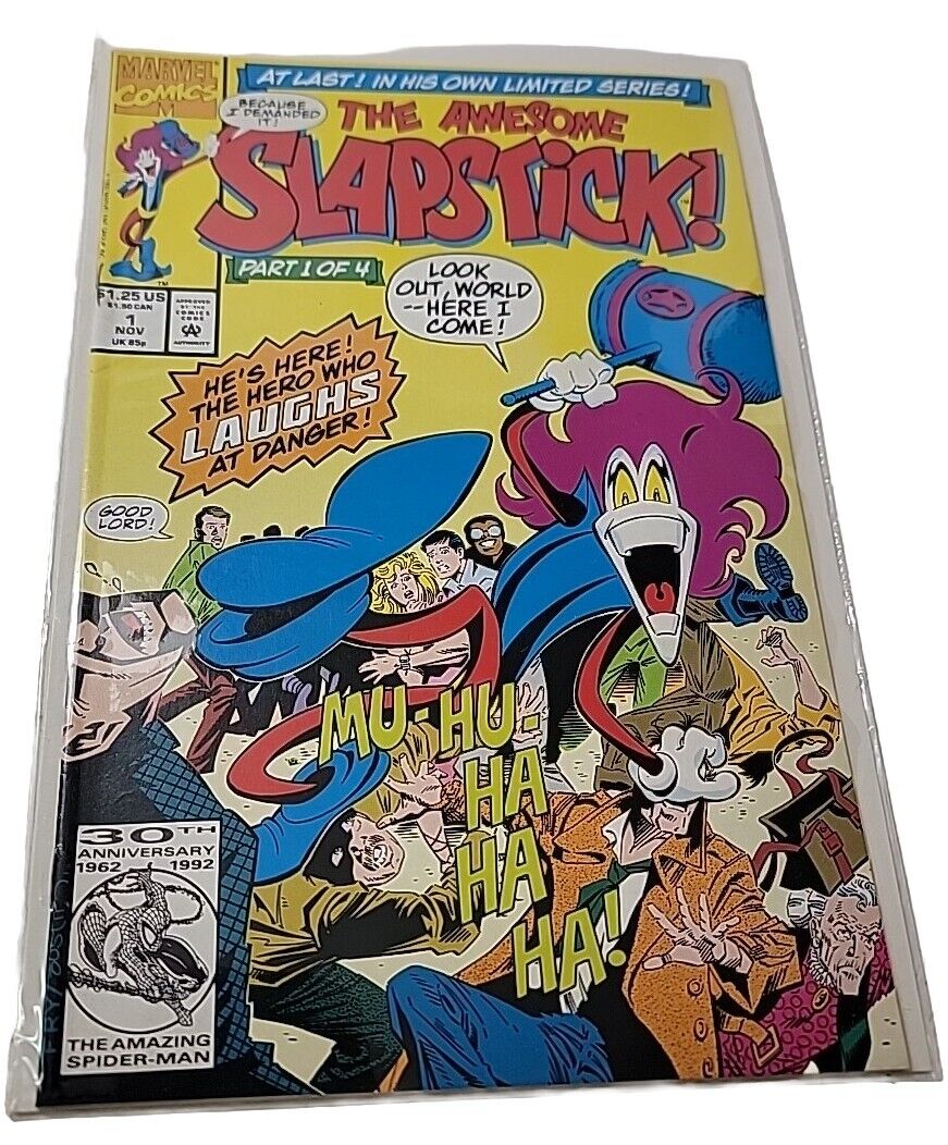 Marvel Comics The Awesome Slapstick #1 November 1992 1st app Slapstick Key 