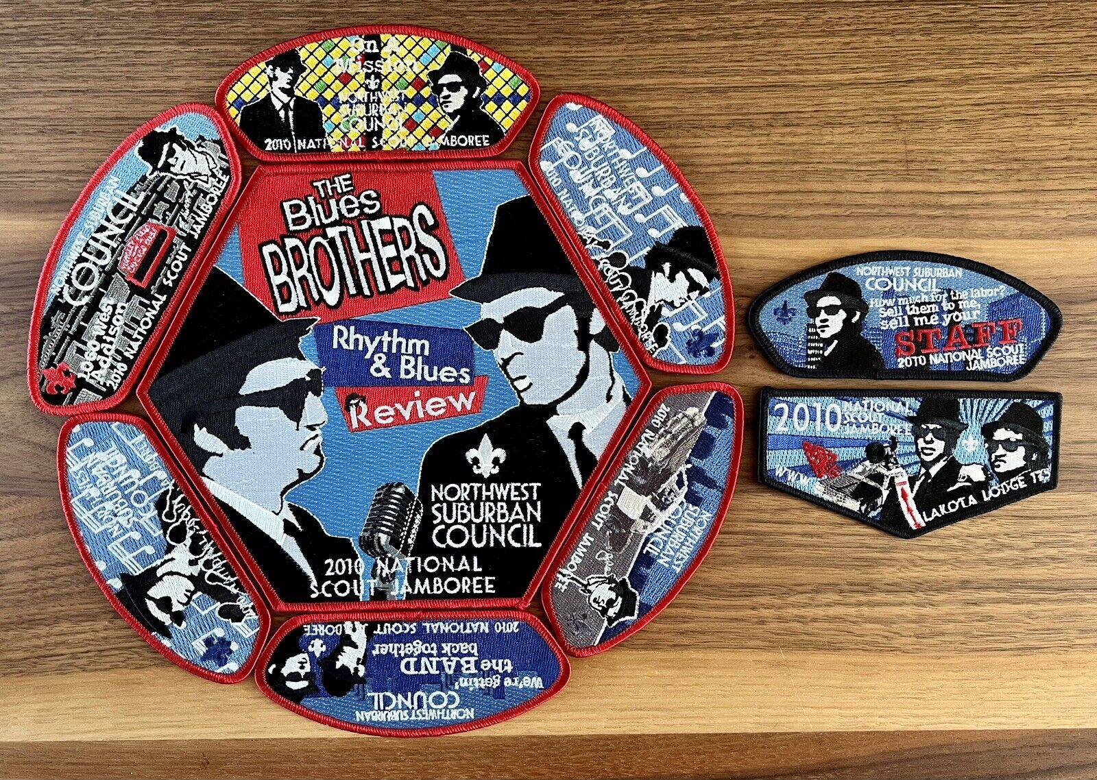 2010 National Jamboree CSP Flap Set Northwest Suburban Council Blues Brothers