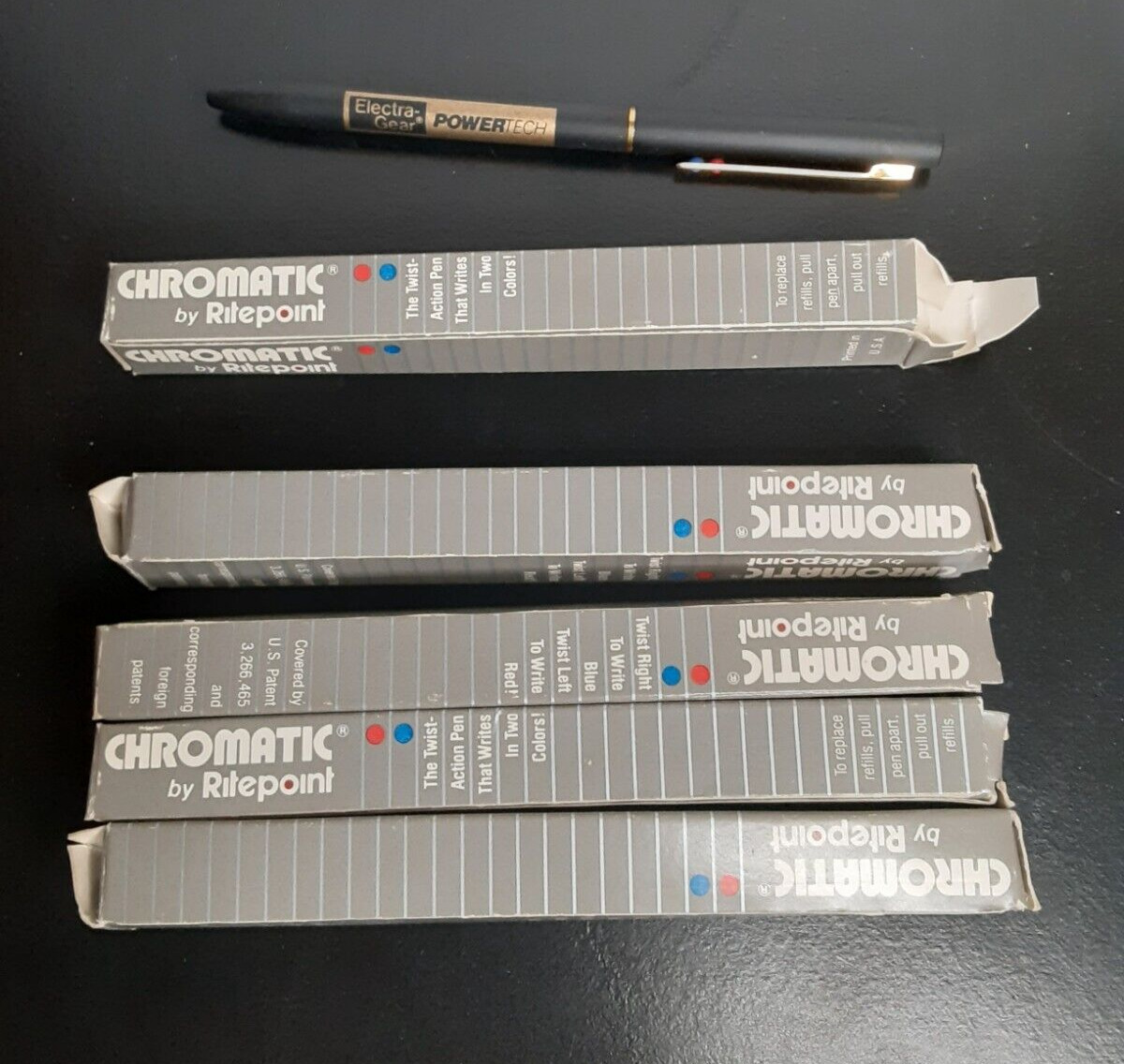 set of 5 Vintage Chromatic Pen by Ritepoint NIB
