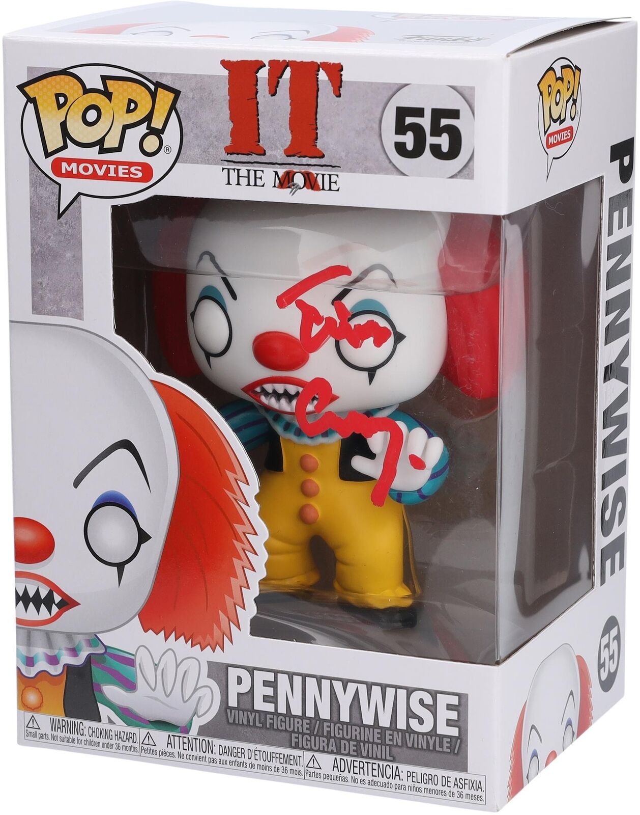 Tim Curry IT Autographed Pennywise #55 Funko Pop