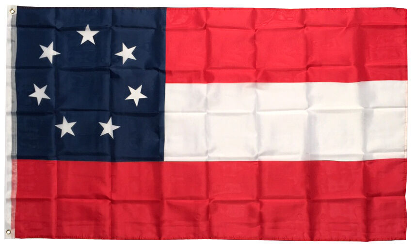 3x5 Ft 7 Stars CSA First National American 1st Southern States Flag Polyester b