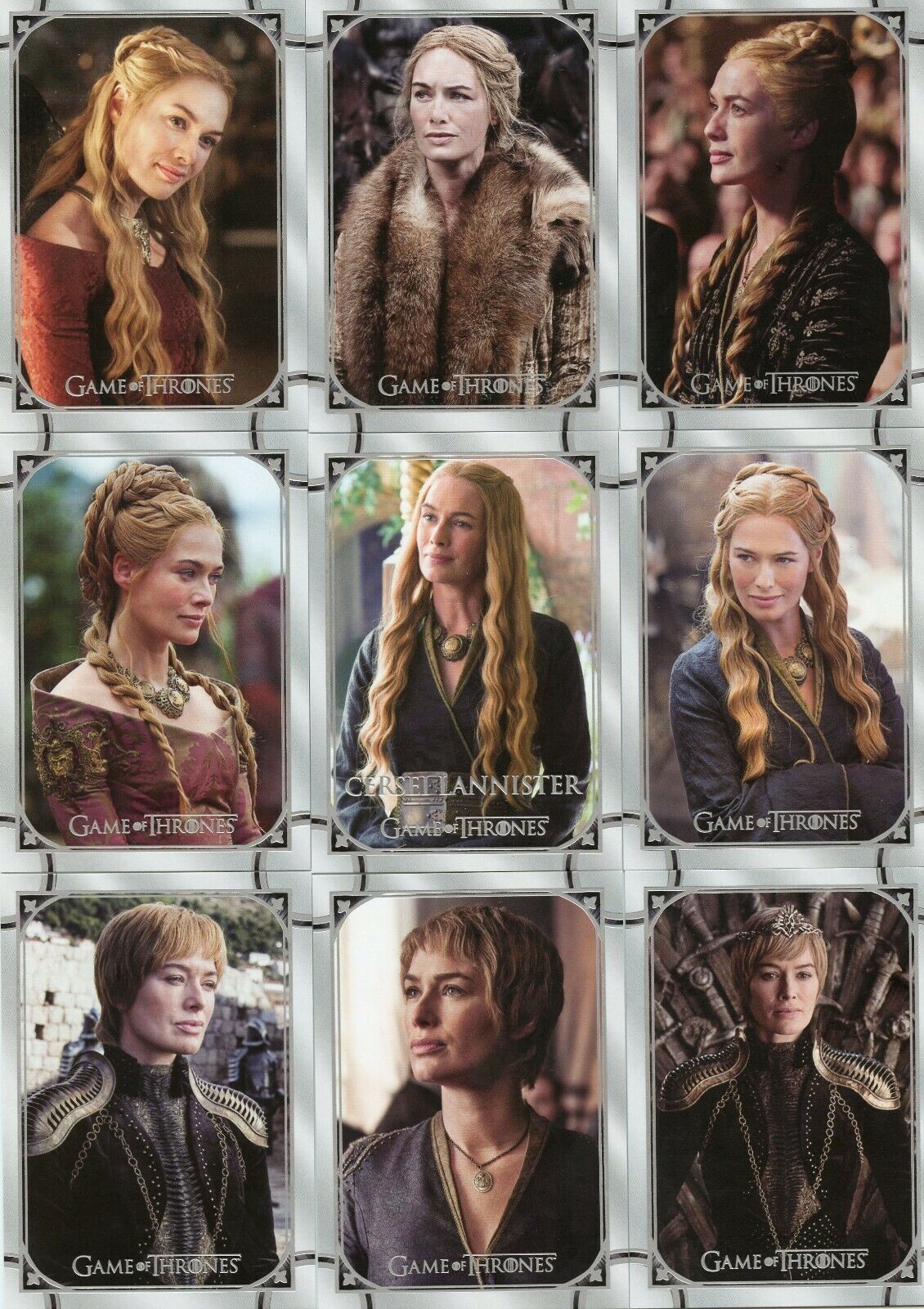 Game of Thrones Iron Anniversary S2 Base 9 Cersei Lannister 118-126 + MT wrapper