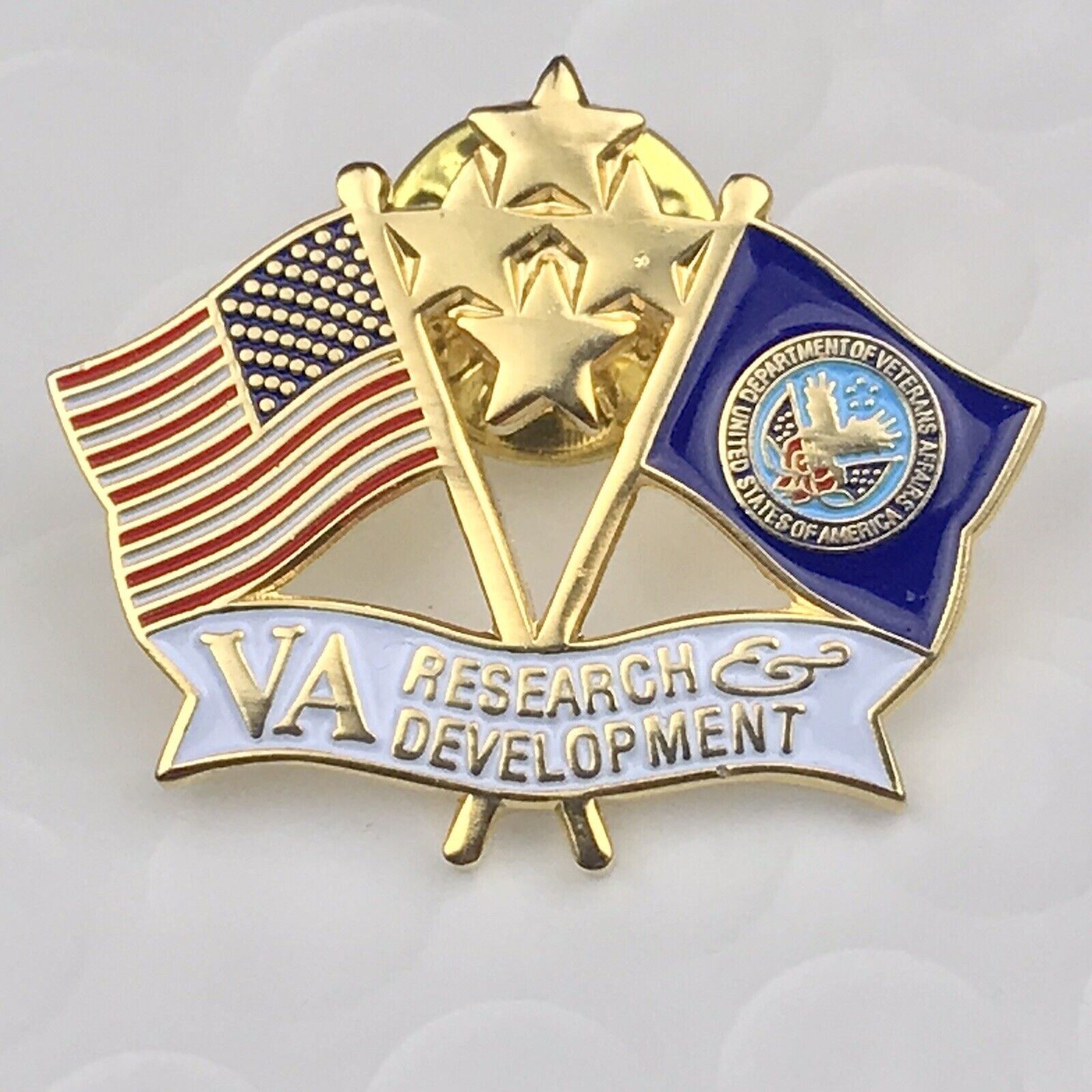 Virginia USA Friendship Flags Research And Development Pin