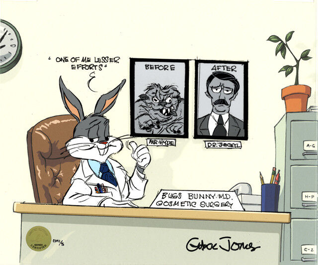 Chuck Jones Rabbit-plasty 2006 Warner Brothers Ltd Ed Cel of 200 Plastic Surgeon