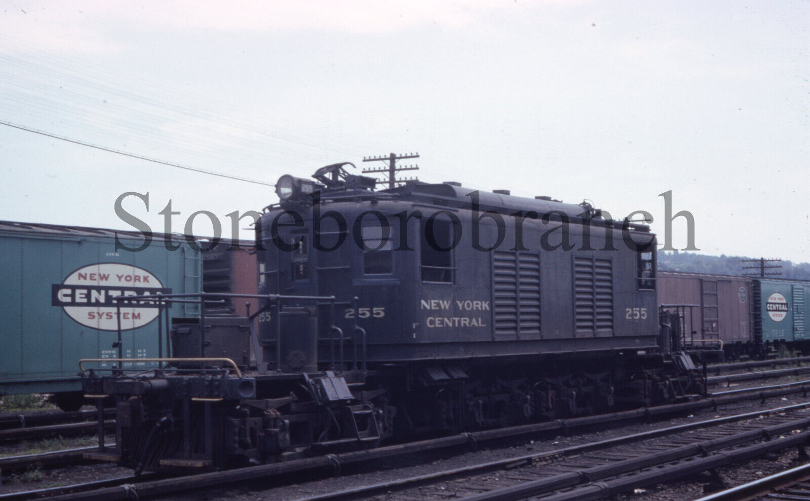 K.) Original RR slide: NYC Electric #255 near New York, NY; 11/1963