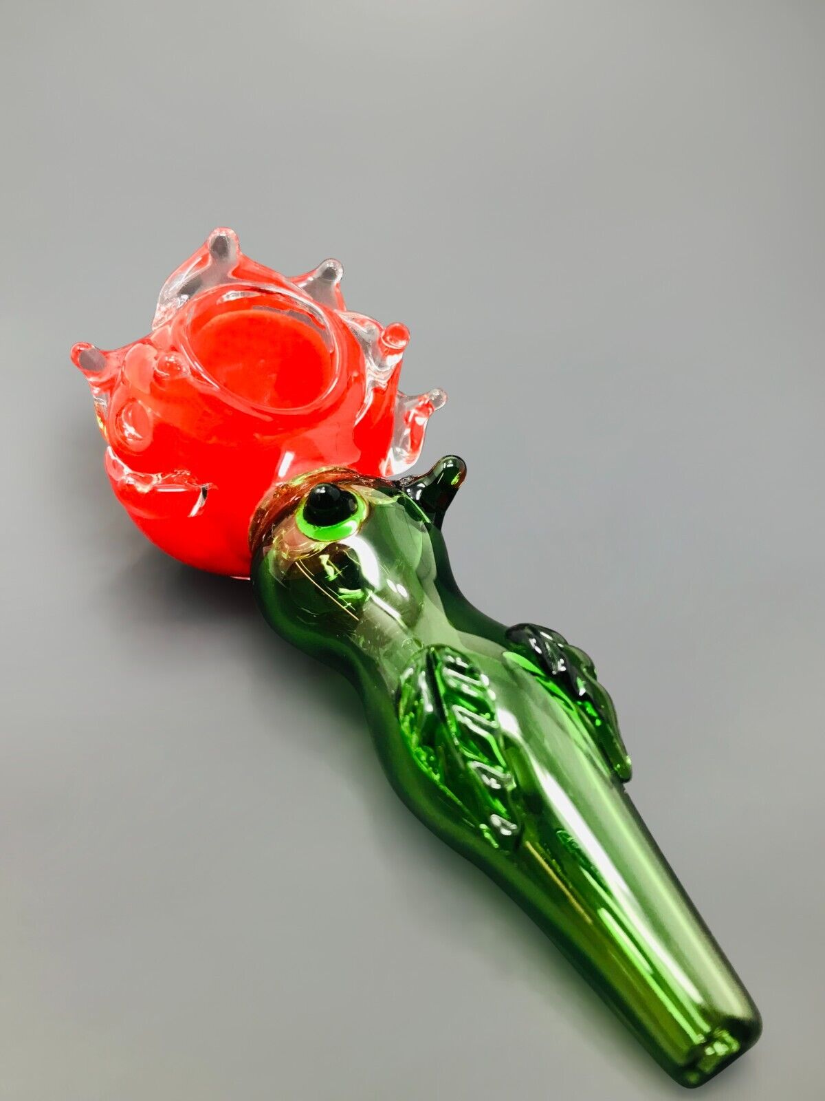 Hookah Water Pipe Red Rose Hand Made Pipe - Fast Shipping