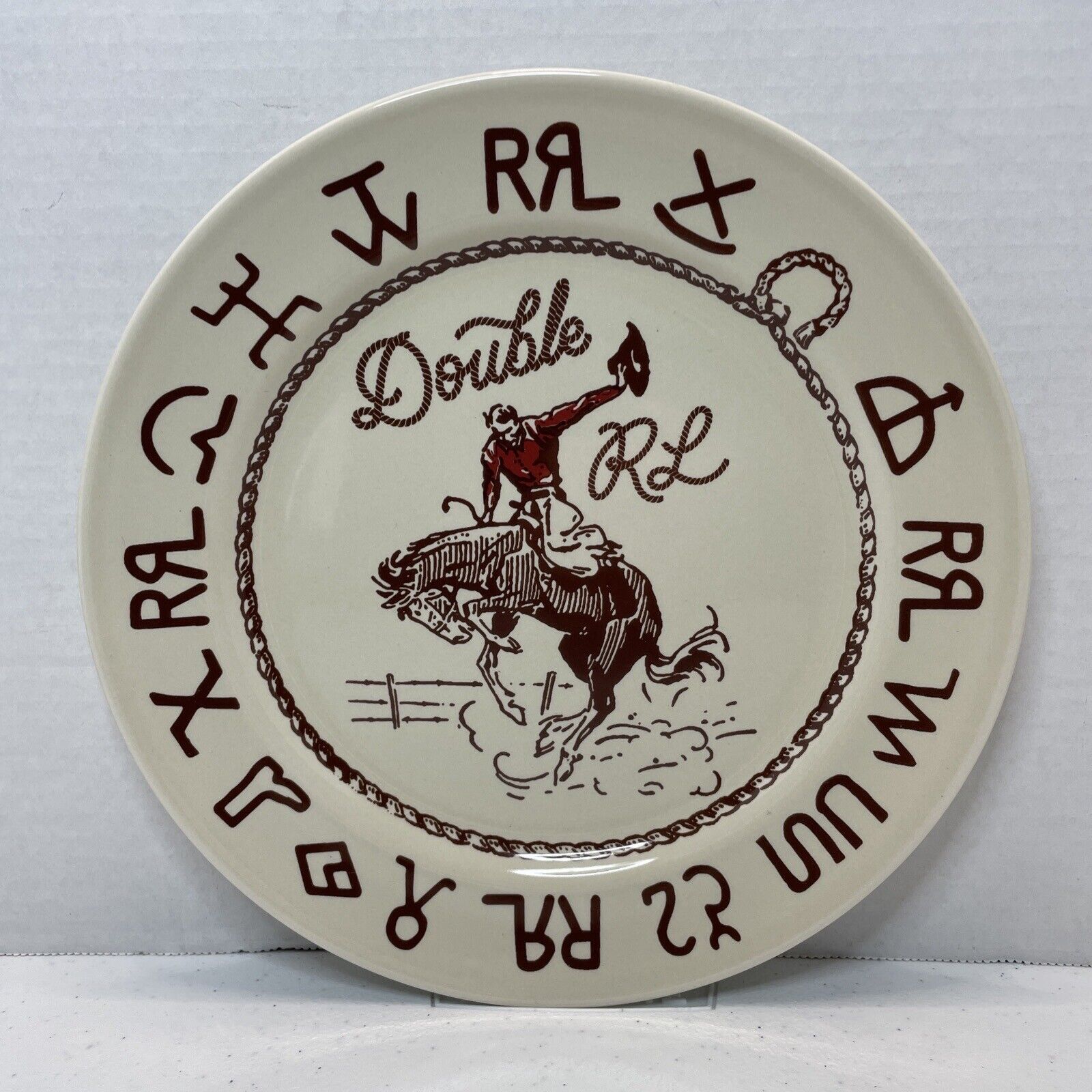 RRL Ralph Lauren Rodeo Souvenir Plate 9\