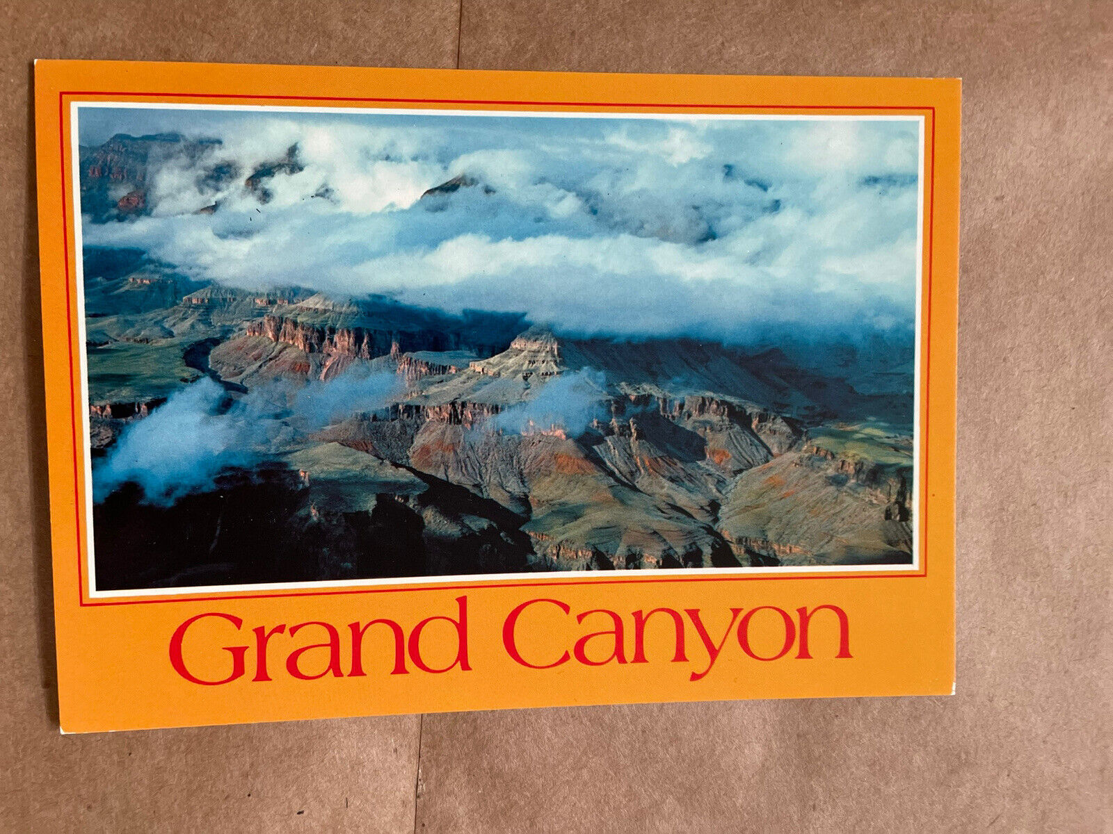 Vintage Postcard Canyon Mood Grand Canyon National Park Arizona