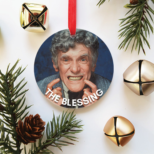 The Blessing Uncle Lewis Lampoons Christmas Vacation Ceramic Round Ornament