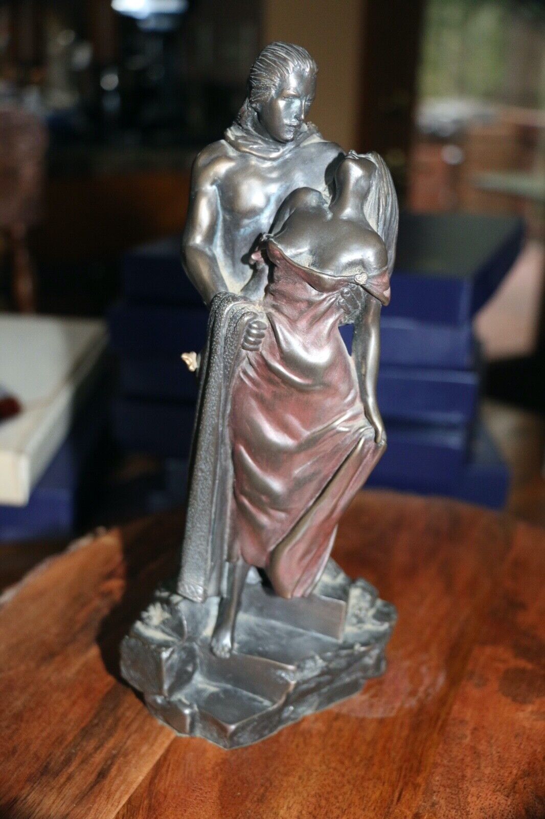 Heredities Limited   The Last Embrace  Bronze Statue