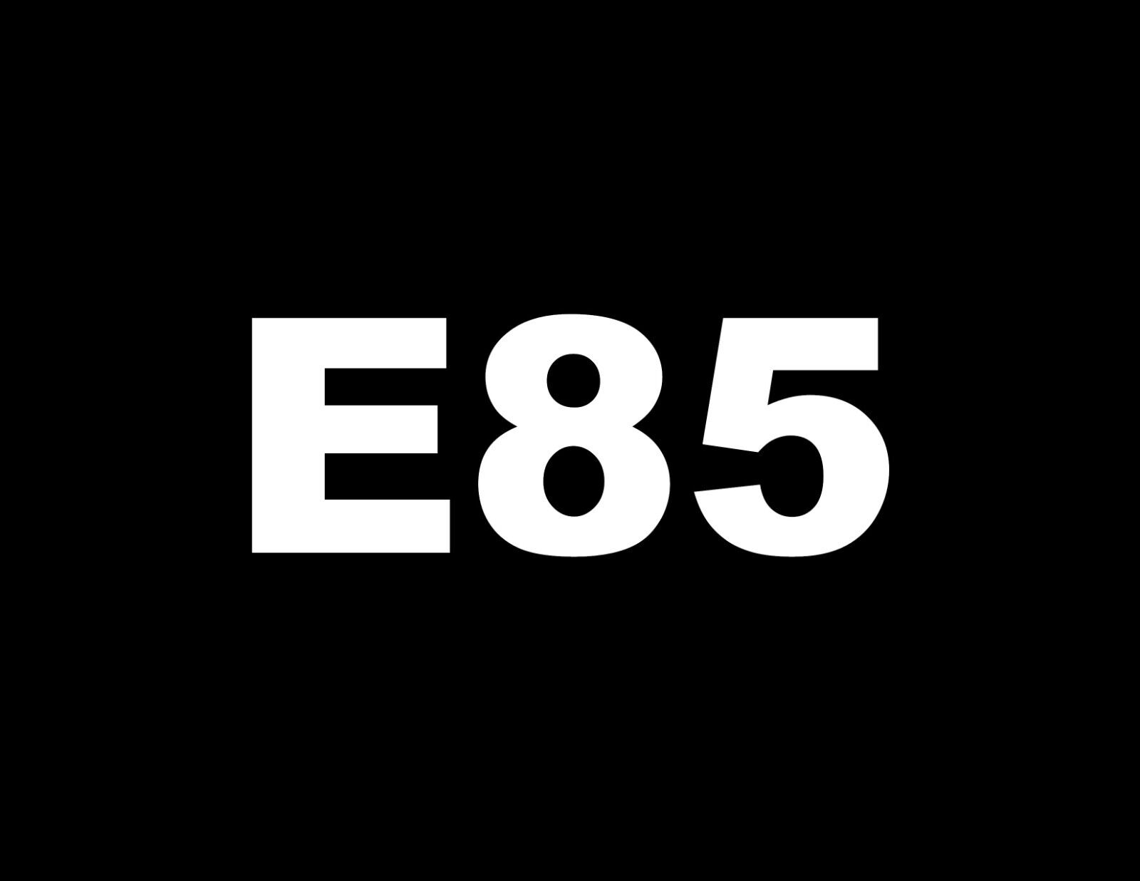 E85 Ethanol Sticker - Flex Fuel Corn Fed Vinyl Decal Outdoor Race Car