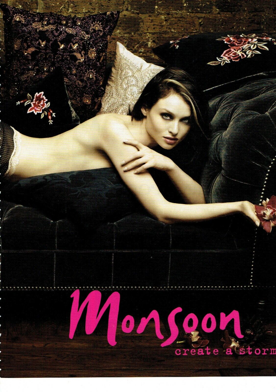 Sophie Ellis Bextor Monsoon Original Magazine Print Ad Advert Sexy long legs 