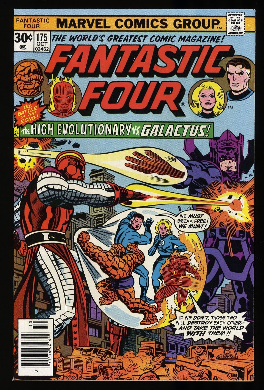 Fantastic Four #175 NM+ 9.6 High Evolutionary Marvel 1976