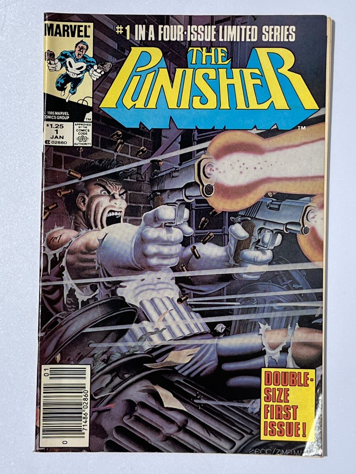 Punisher #1 (1986) 1st solo series of The Punisher in 8.0 Very Fine