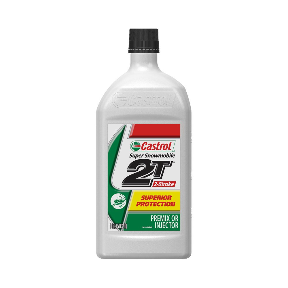 CASTROL 2T 2-Stroke Super Snowmobile Oil, 1 Liter