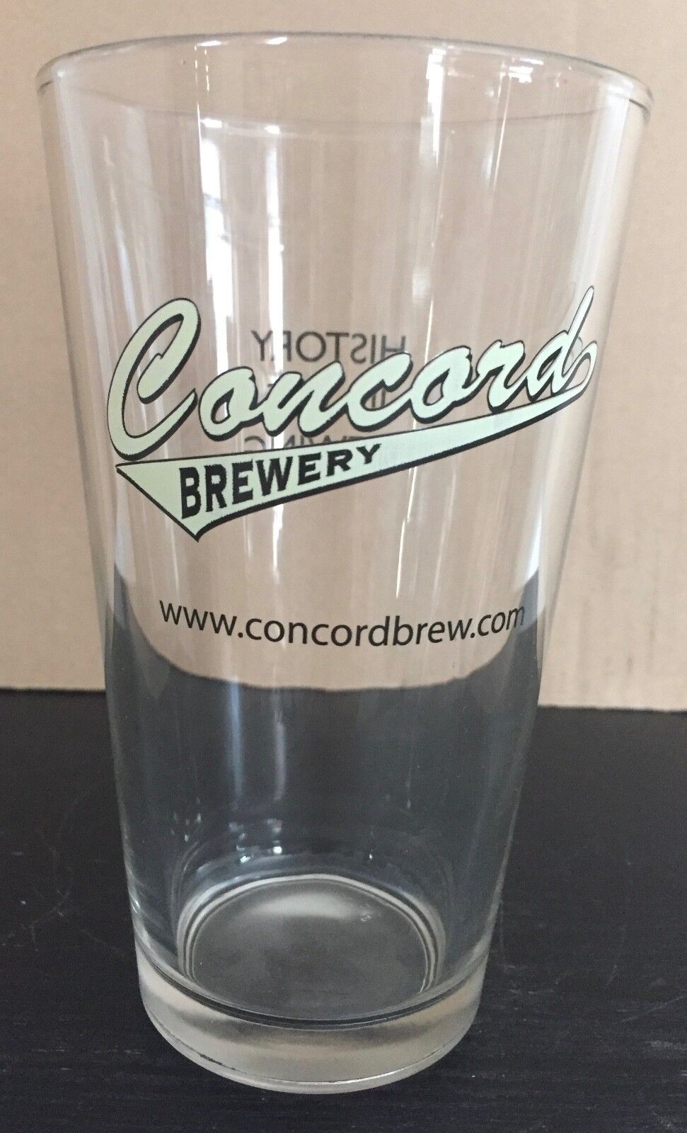 Concord Brewery Pint Beer Glass