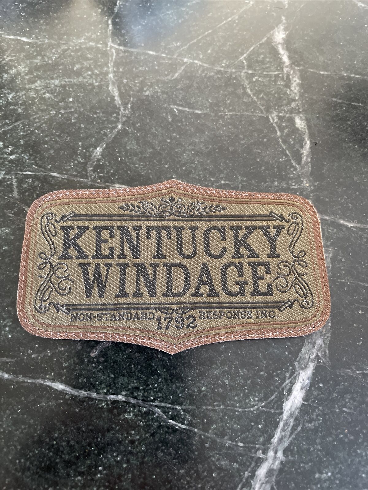 Kentucky Windage tactical morale US military patch airsoft Vtg Shooter Gun Wind