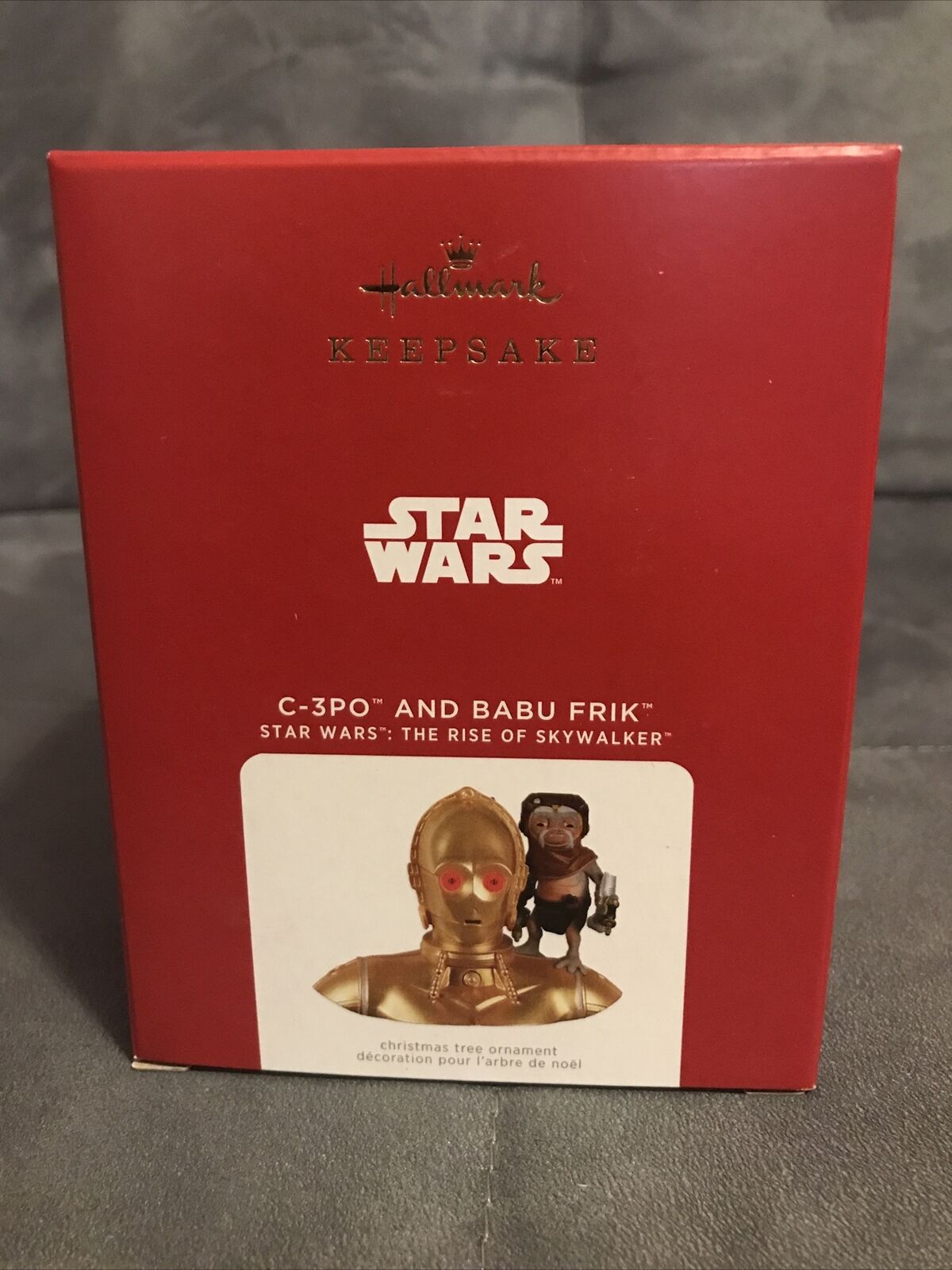 2021 Hallmark Keepsake Star Wars Rise of Skywalker C-3PO  Babu Frik Ornament 