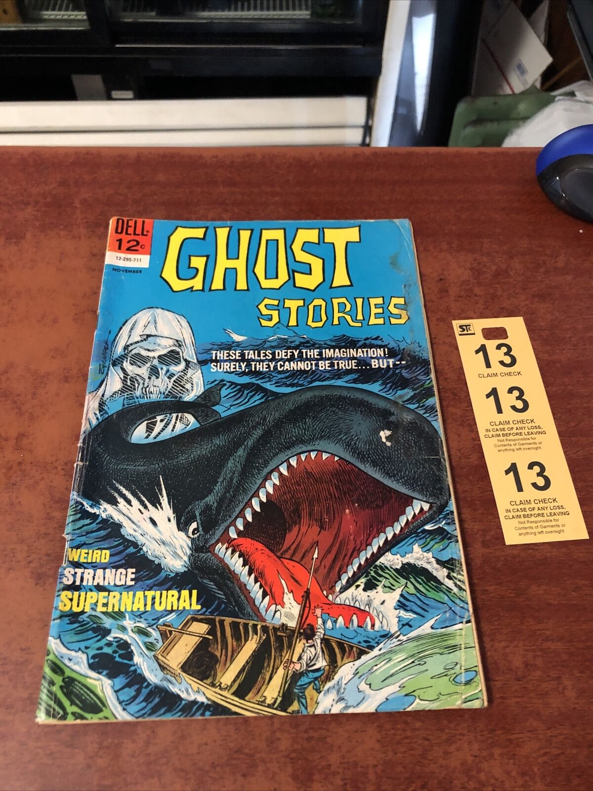 Dell Ghost Stories lot: #12-295-711 and #12-295-810 Sperm whale Moby Dick￼ comic