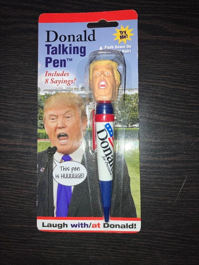 Talking Donald Trump Pen – Collectible Edition - 8 Sayings in His Real Voice