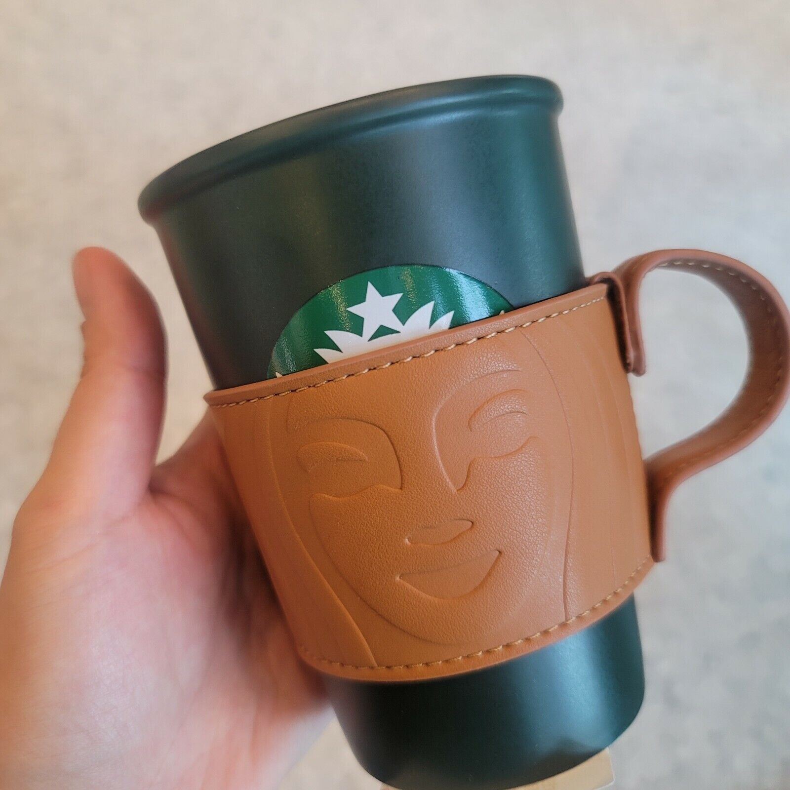 Starbucks korea 2021 Green siren sleeve mug 355ml