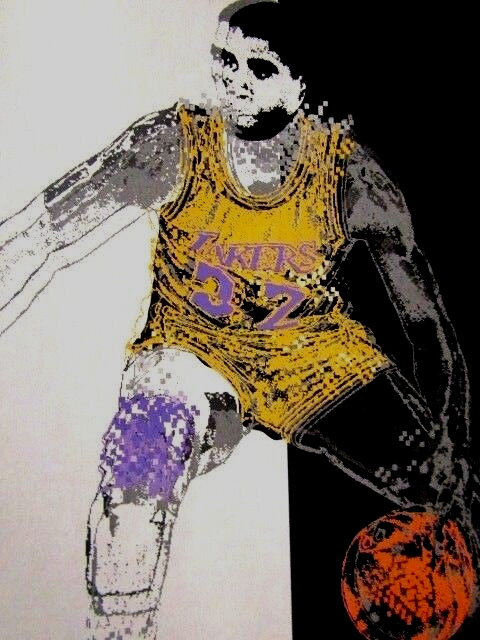 1991 Magic Johnson HIV Aint The End Los Angeles Lakers Original Print Ad 8.5x11\