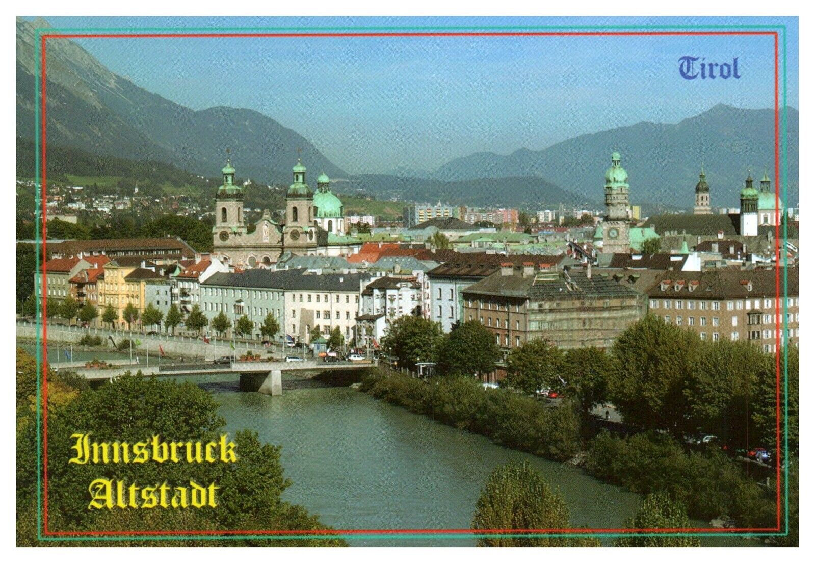 Innsbruck Altstadt Tirol Bridge Wob Unposted Chrome Postcard