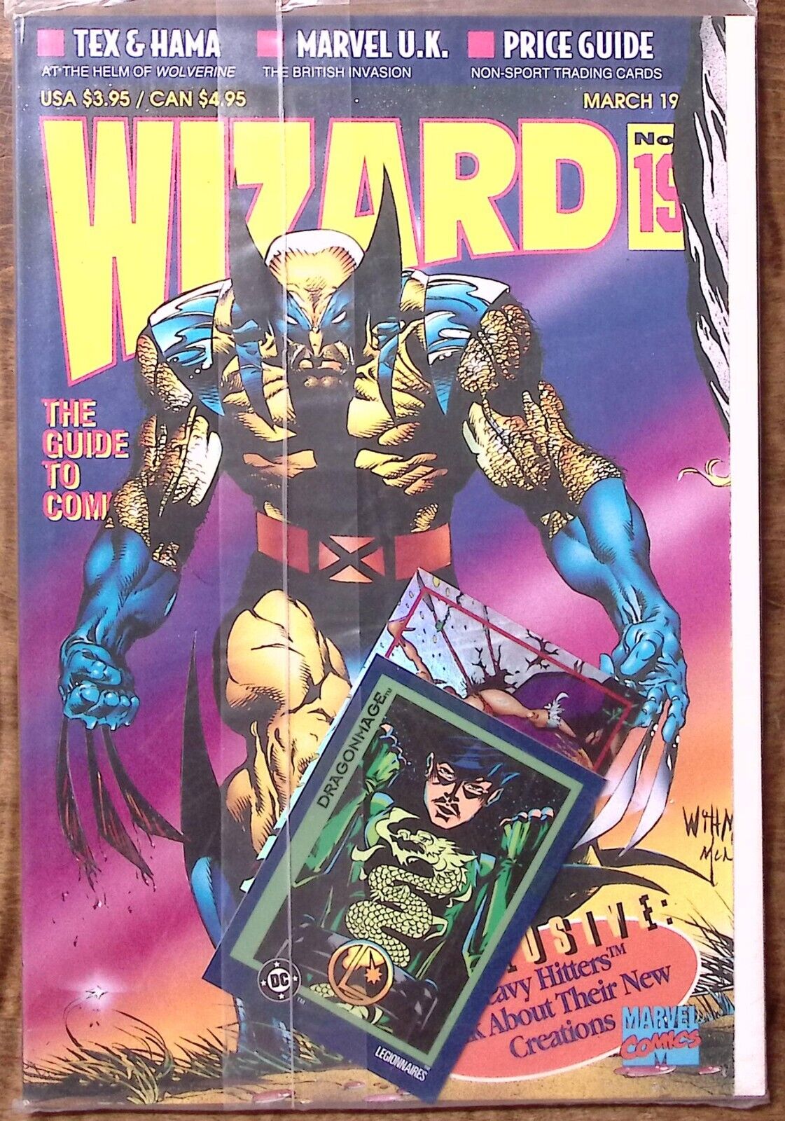 1993 WIZARD GUIDE TO COMICS #19 MARCH  WOLVERINE COVER   STILL SEALED  Z5060