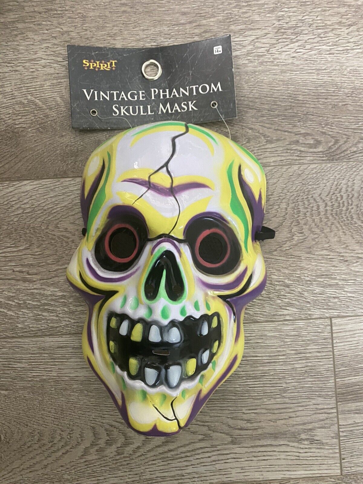 NEW Spirit Halloween Vintage Phantom Skull Mask