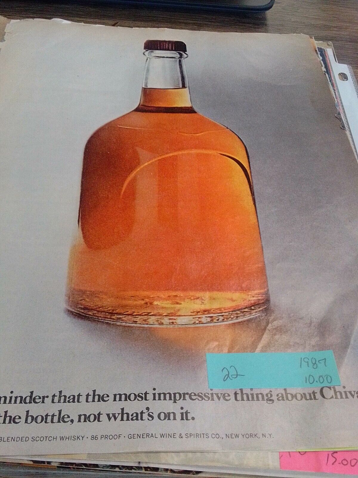 time Magazine 1970-1980\' Chivas Regal Scotch Whiskey