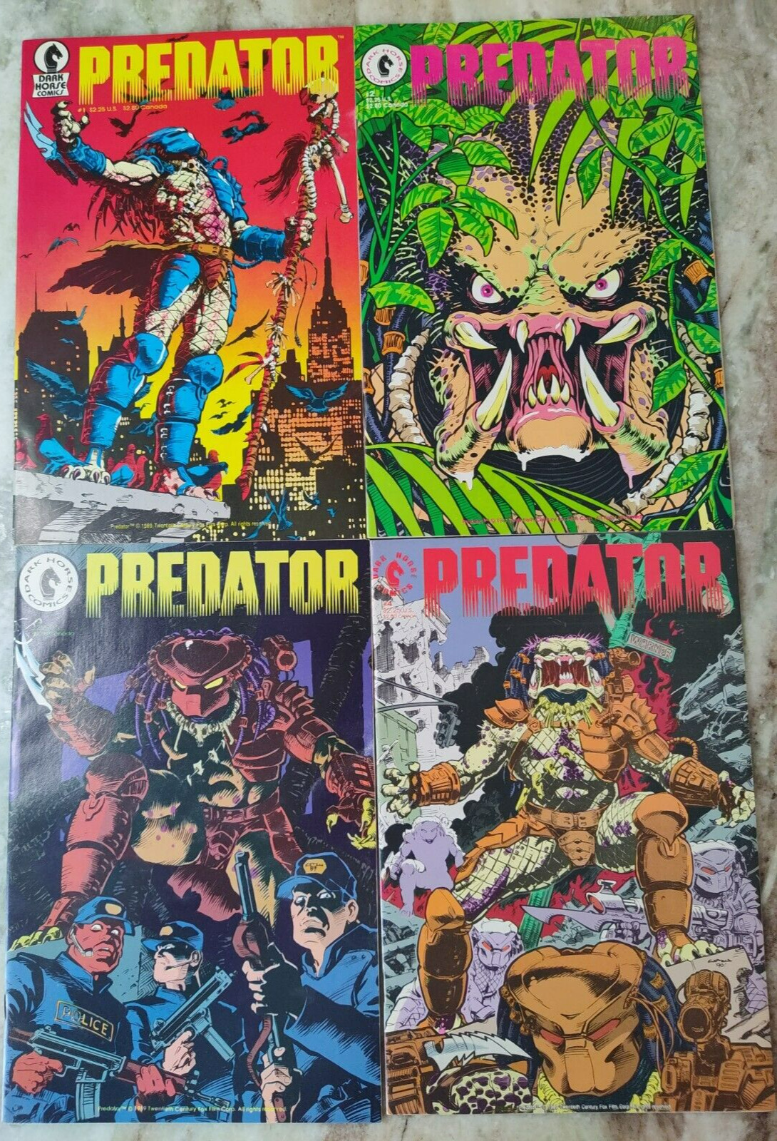 Predator #1- (2nd Print) #4 Dark Horse 1991 Comic Books: Complete Set