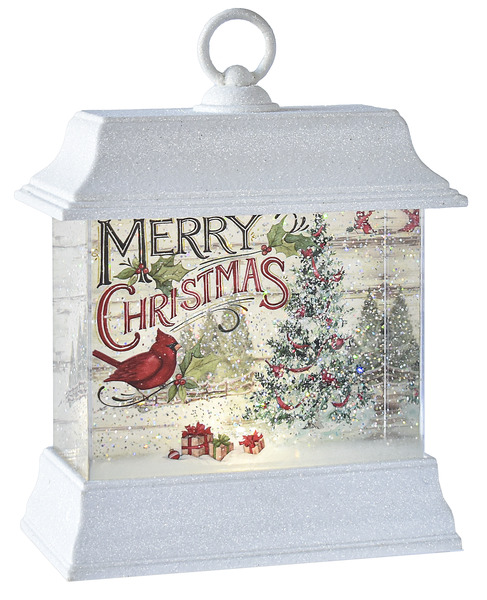 Ganz Midwest LED lighted Merry Christmas Shimmer Lantern.