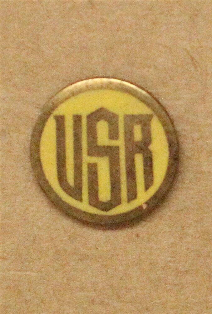 Army Reserve lapel pin, pre WWII, yellow (3192)