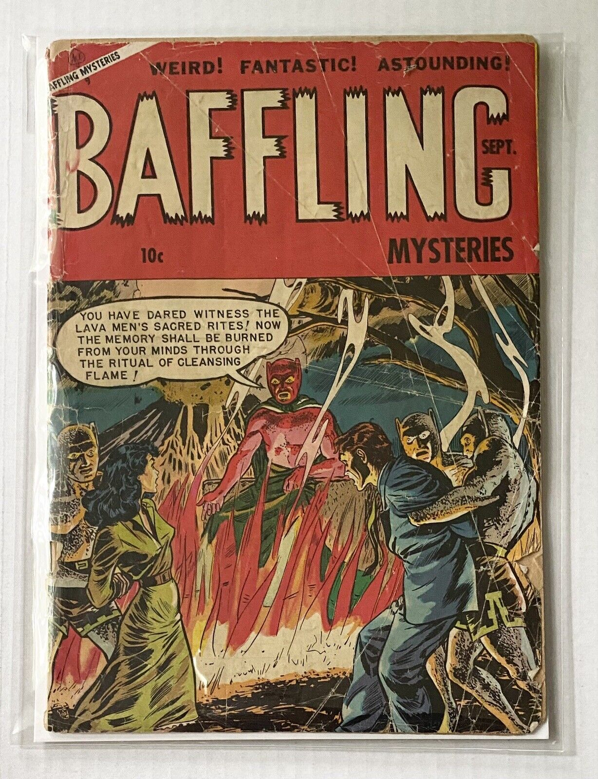Baffling Mysteries 17 1.0 FR 1953 Pre Code Horror Lou Cameron Al Hartley Art
