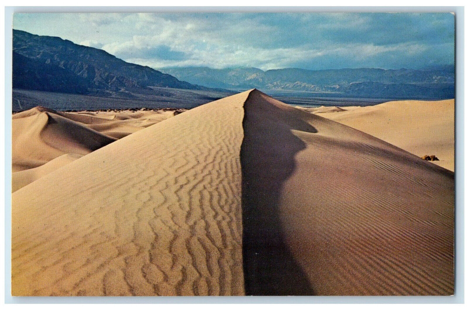 c1960's San Dunes Near Stovepipe Wells in Death Valley California CA Postcard