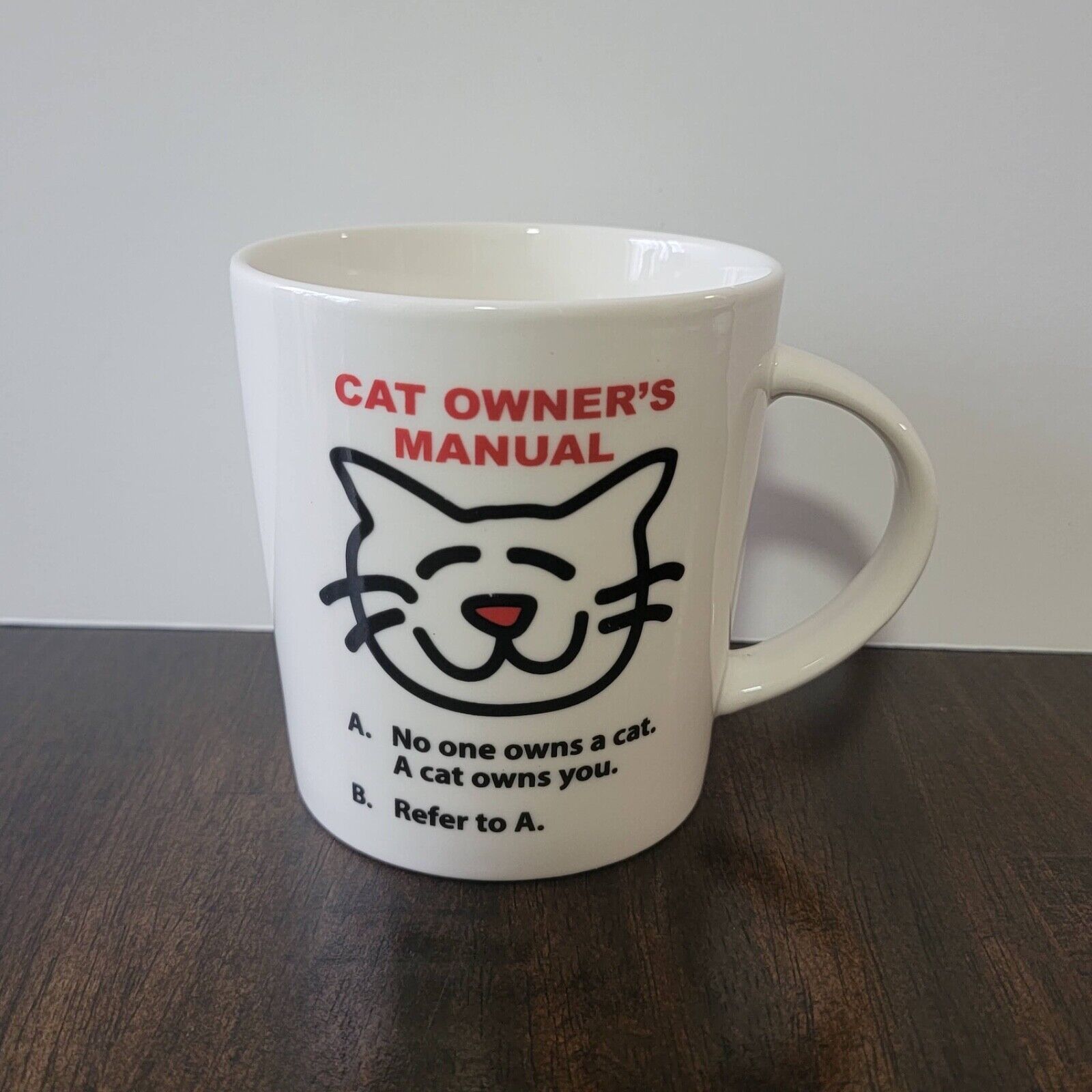 PFALTZGRAFF GRIMM Mug Ceramic Coffee Cup CAT OWNER\'S MANUAL
