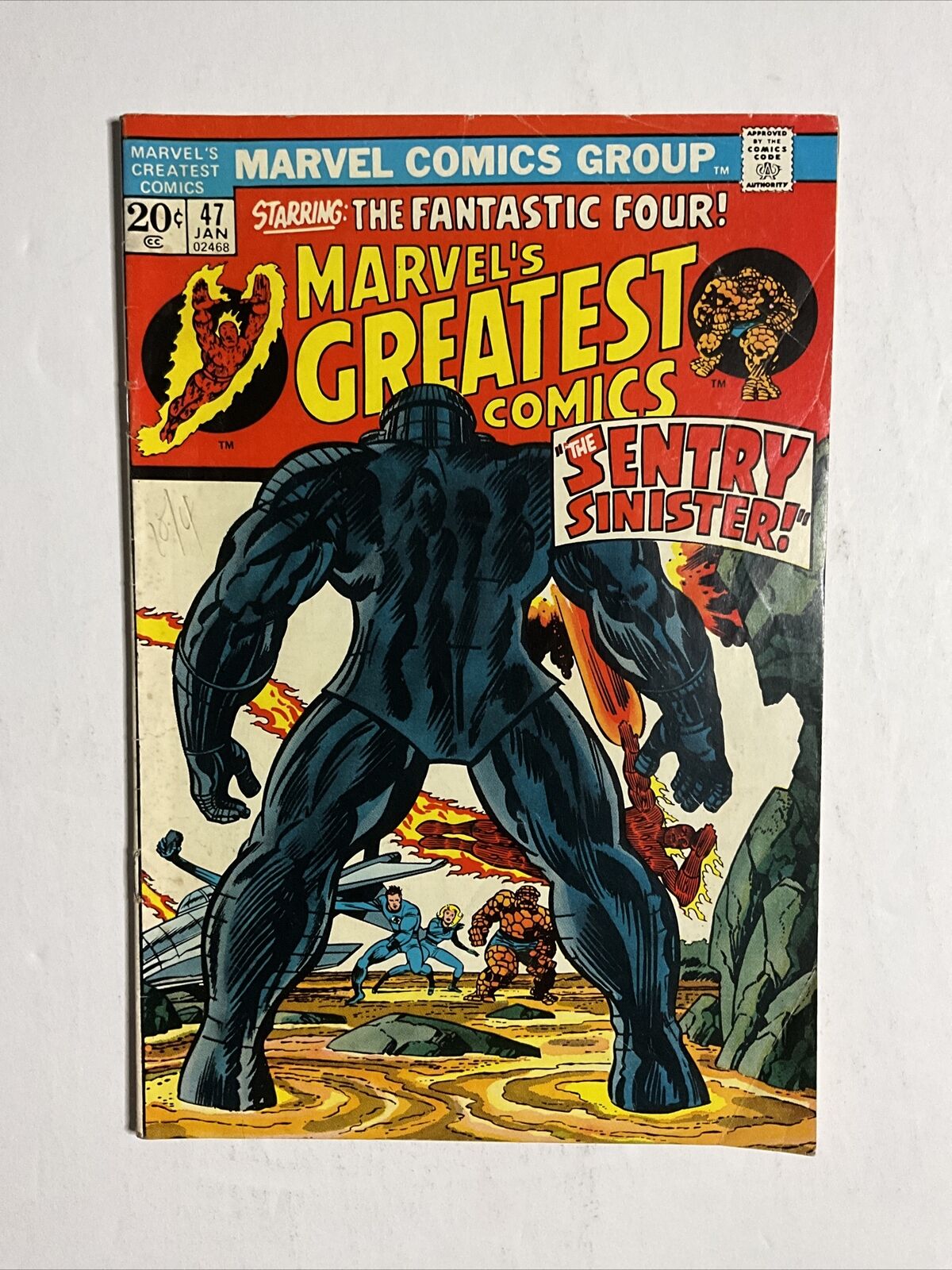 Marvel’s Greatest Comics #47 (1973) 7.0 FN Bronze Age Comic Book Human Torch