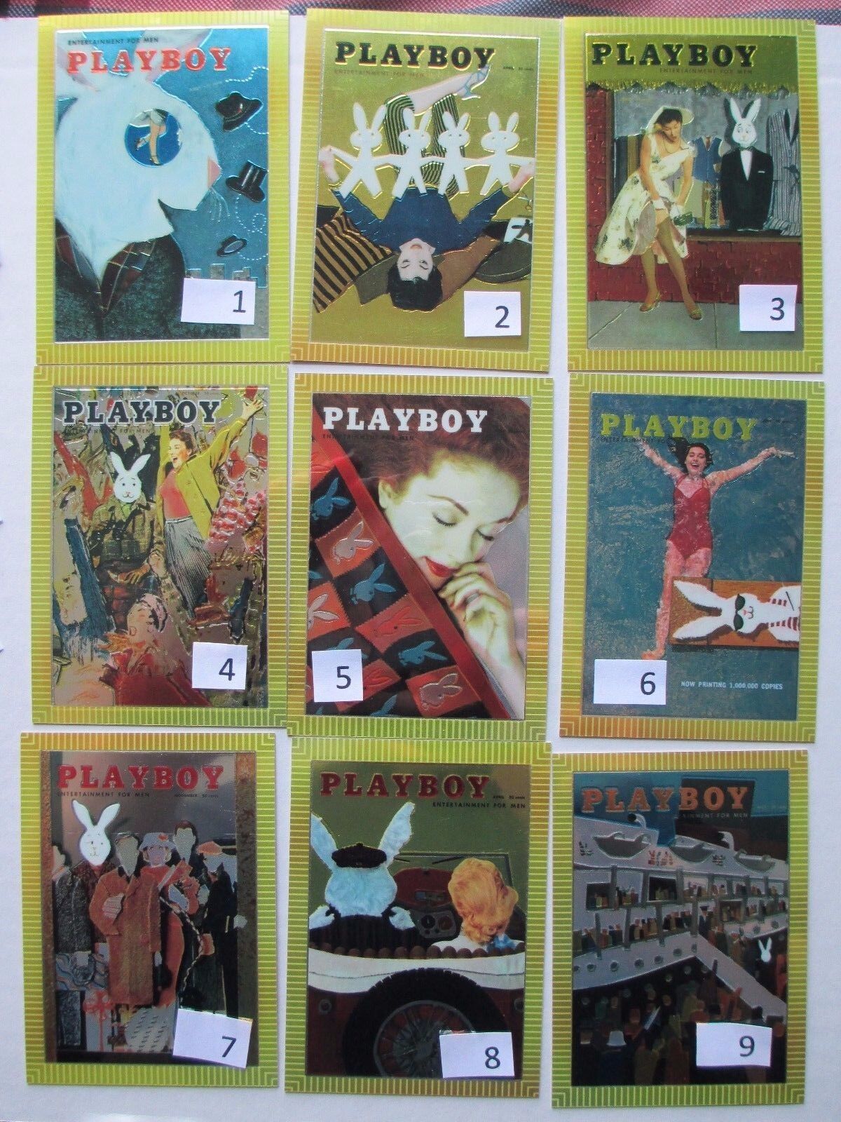 Playboy Chromium Cards 1  U Pick the card # Listed and Quantities $1.29 EACH