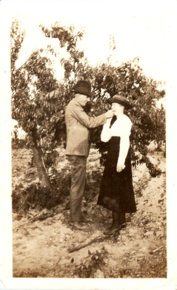 Vintage Photo 1940s, Southern Couple Posing Candid, 4.5x2.5 Black White